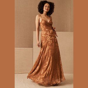 Hutch Alden Dress (from Anthropologie), in Rust